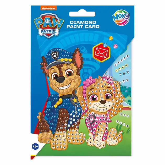 Express Levering Diamond Painting Kaart en Envelop PAW Patrol