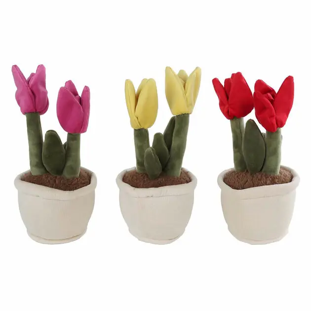 Gecertificeerd Take Me Home Tulp Plant Knuffel Pluche, 27cm
