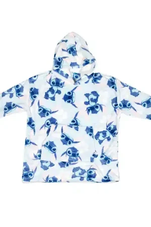 Stitch Kinder Fleece Hoodie Deken Trui, 7-14 jaar Rechtstreeks Van De Fabrikant