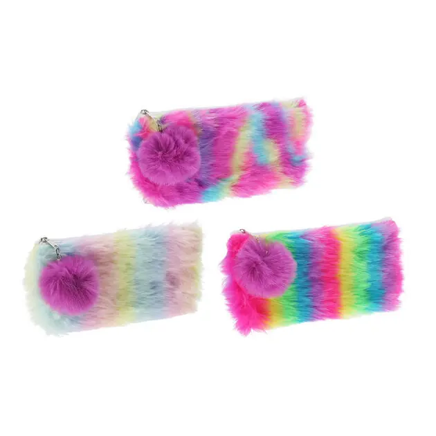 Etui Regenboog Pluche, 20,5cm Koop Vandaag