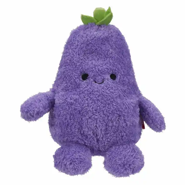 Bumbumz Knuffel Pluche - Rootbumz Aubergine, 19cm Tijdelijk Beschikbaar