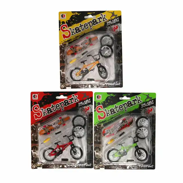 Seizoensaanbieding Vinger Stuntfiets met Accessoires