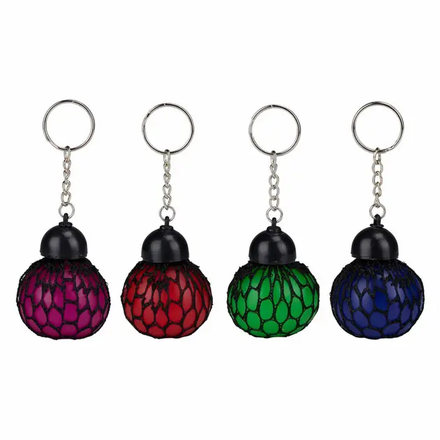Sleutelhanger Mesh Squish Bal Weekendaanbieding