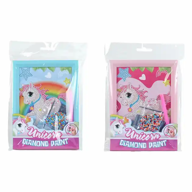 Betaalbaar Unicorn Diamond Painting Eenhoorn met Fotolijst