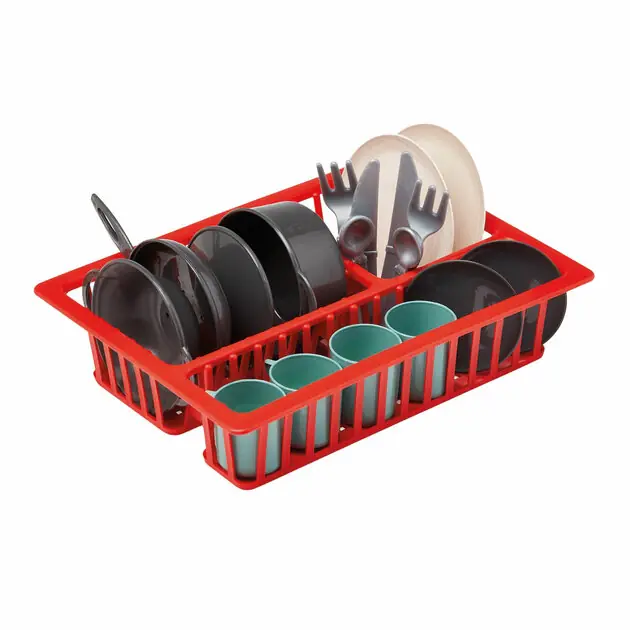 Nu Kopen Ecoiffier 100% Chef Afwasrek met Pannen en Servies