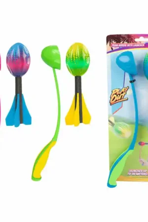 Superprijs Play Out Mini Foampijl met Werper Vortex