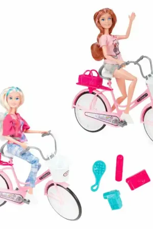 Express Levering Lauren Modepop op Fiets met Accessoires
