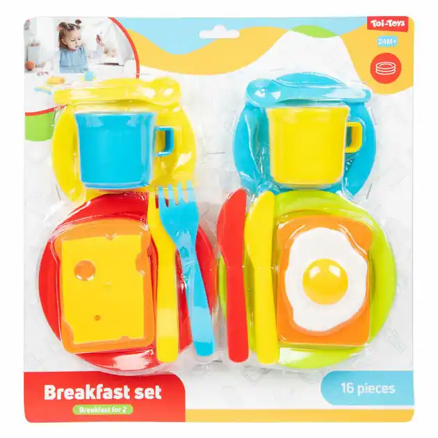 Aanbieding Home Food Ontbijt Set, 16dlg.