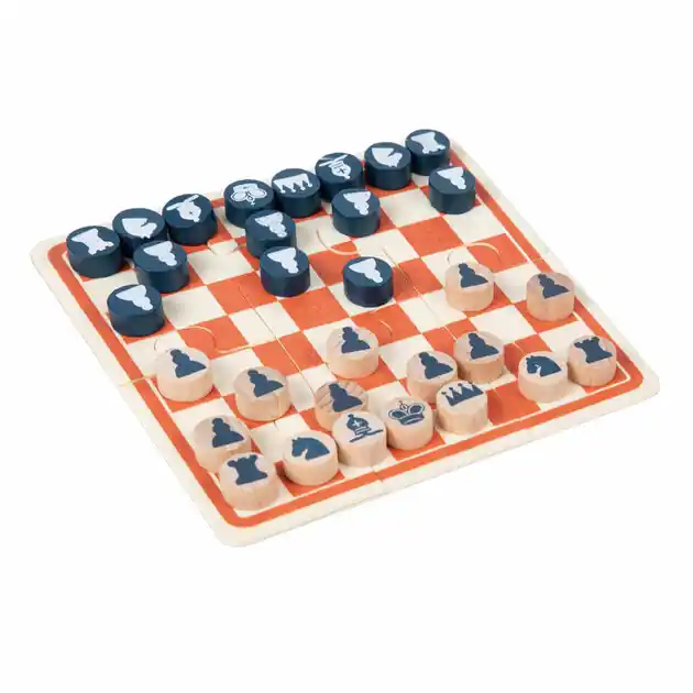 Laatste Kans Games Mini Houten Bordspel Schaken