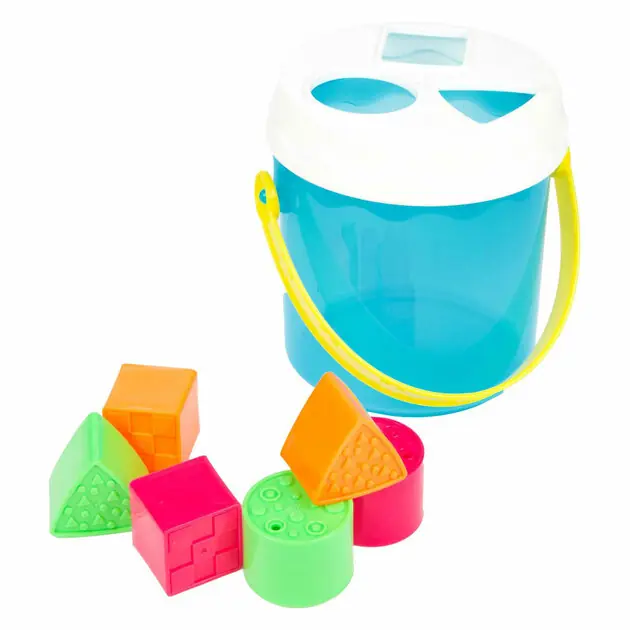 Seizoensaanbieding Little Stars Baby Vormenstoof Emmer met 6 Blokken