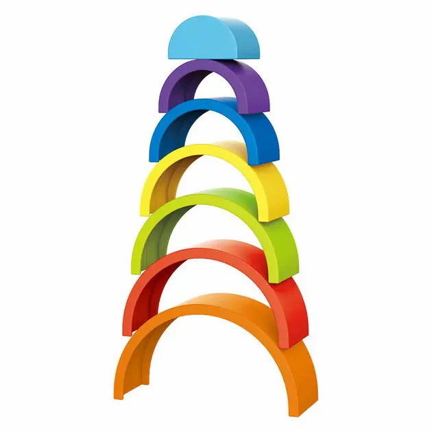 Little Stars Baby Stapeltoren Regenboog, 7dlg. Hete Deal