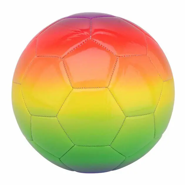 Regenboog Voetbal - 20cm Merkproduct