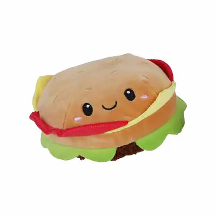 Superprijs Fluffy Menu Snack Knuffel Pluche - Hamburger