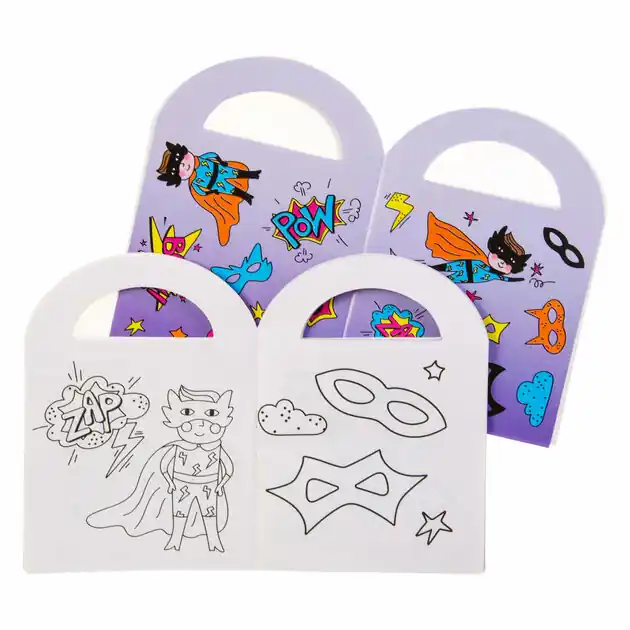 Kleurboekje met Stickers Superhero Speciale Aanbieding