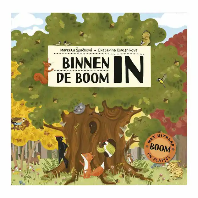 Uitklap- en Flapjesboek Binnen in de Boom Direct Beschikbaar