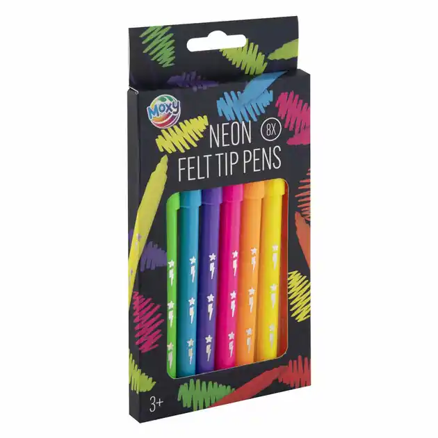 Viltstiften Neon, 8st. Bestseller