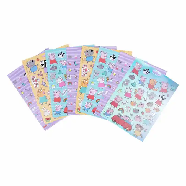 Bestel Nu Stickerboek Peppa Pig met 8 Vellen