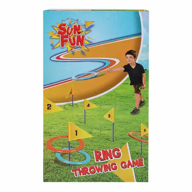 Sun Fun Vang- Werpspel met 6 Ringen en 6 Vlaggen Nu Kopen