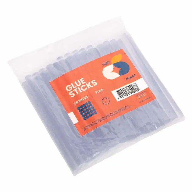 Voordeelprijs Colorations - Transparante Smeltlijmsticks - 7x 100 mm, 50st.