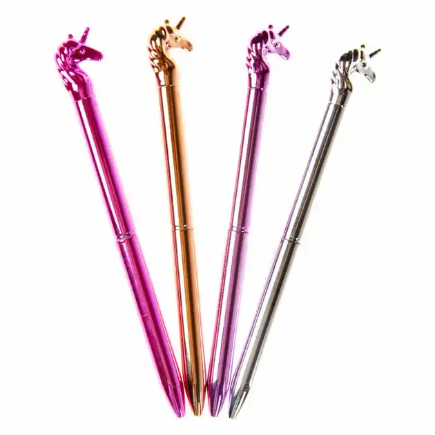 Metallic Eenhoorn Balpen Korting