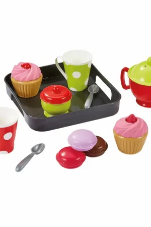 Ecoiffier 100% Chef Cupcakes op Dienlad Speelset - 12dlg. Direct Beschikbaar