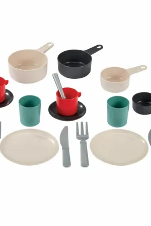 Ecoiffier 100% Chef Servies en Bestek in Pan - 19dlg. Goedkoop