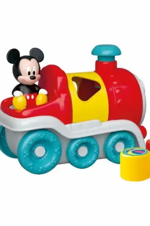 Clementoni Baby - Disney Vormenstoof Mickey Mouse Trein, 5dlg. Snelle Levering