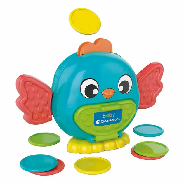 Clementoni Baby Vogel Bank met Munten, 9dlg. Gratis Retour