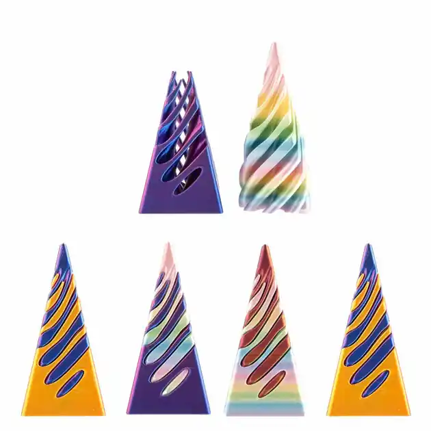 Magische 3D Fidget Toren Pyramide Groot Lage Kosten