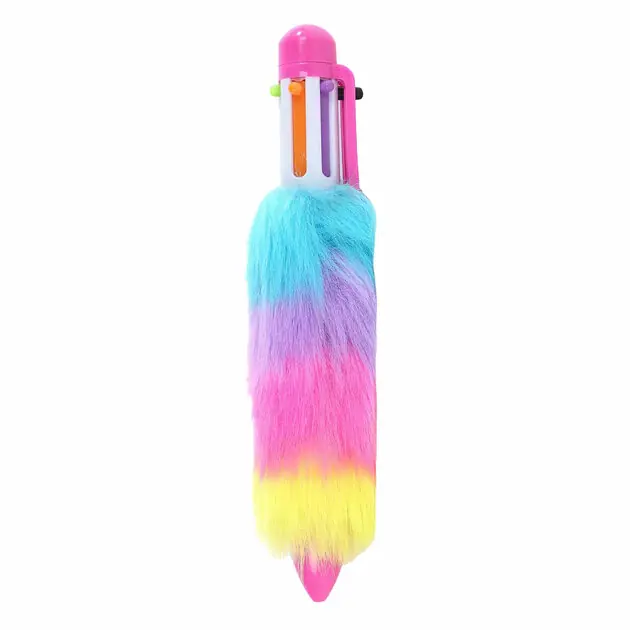 Speciale Aanbieding Glamour Pluizige Multi Kleur Balpen