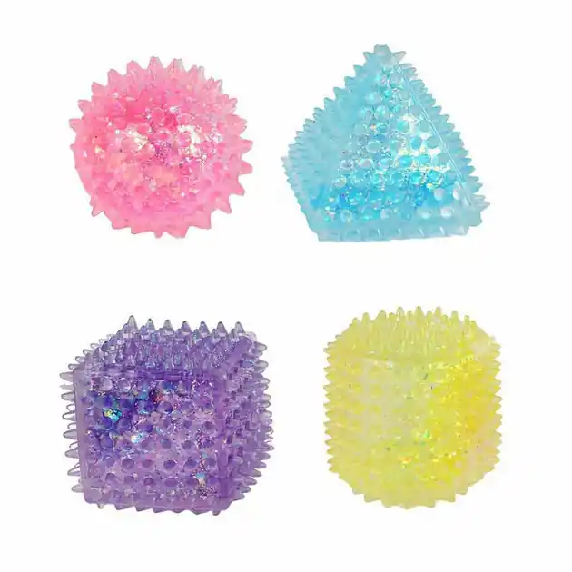 Glamour Antistress Knijpvormpjes 4cm, 3st. Laatste Kans