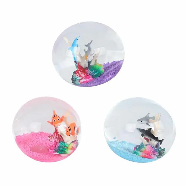 Destination Deep Oceaan Bal met Zeedieren, 9cm Weekendaanbieding