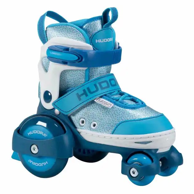 Finale Uitverkoop HUDORA Rolschaatsen My First Quad Blauw, Maat 30-33