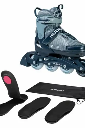 Beperkte Voorraad HUDORA Inline Skeelers Leon 2.0 Ocean, Maat 37-41