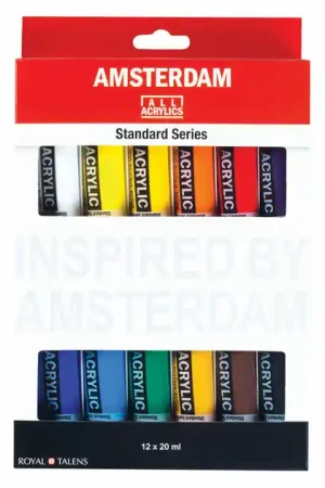 Amsterdam Acrylverf Standard Set, 12dlg. Superprijs