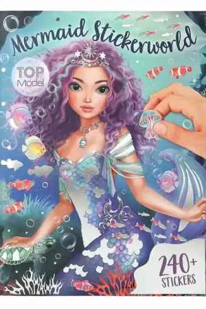 Fabrieksprijs TOPModel Metallic Stickerworld Zeemeermin Stickerboek