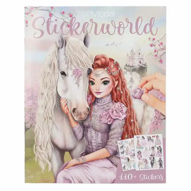 Direct Verzonden TOPModel Stickerworld Stickerboek Viva Violet
