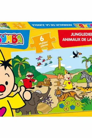 Bumba Puzzel Jungledieren, 6st. Op = Op
