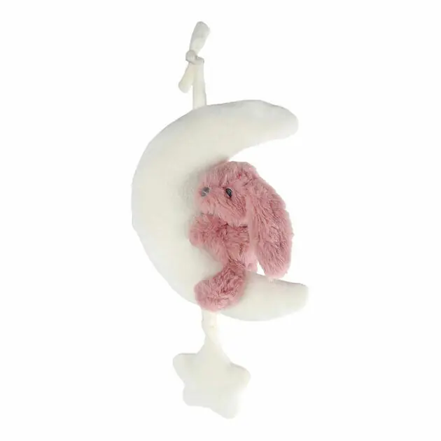 Flitsaanbieding Mini Club Muziekmobiel Konijn Pluche Roze