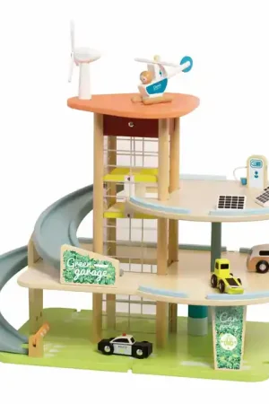 Classic World Houten Duurzame Garage met Accessoires, 19dlg. Korting