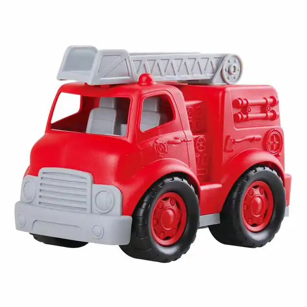 Playgo Biobased Brandweerwagen Rood - 28cm Hoge Kwaliteit
