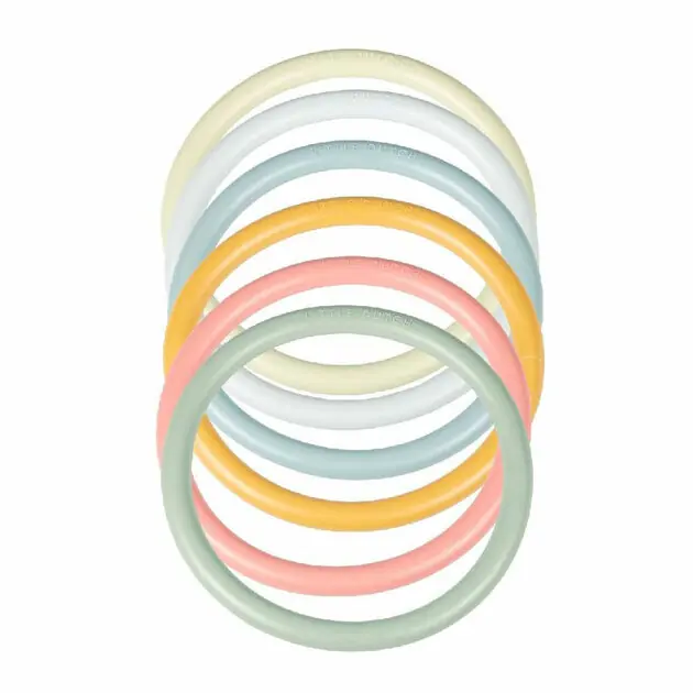 Tijdelijk Beschikbaar Little Dutch Activiteiten Ringen, 6dlg.