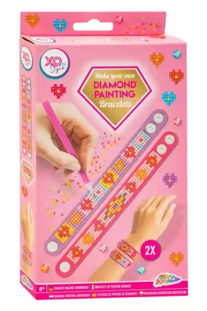 Diamond Painting Armbanden Roze, 2st. Flitsaanbieding