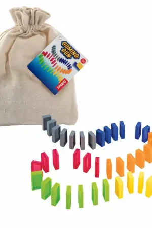 Bestel Nu Dominostenen in Katoenen Tasje