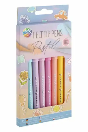 Veilige Betaling Viltstiften Pastel, 8st.