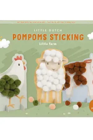 Little Dutch Pompom Plakken Little Farm Beperkt Aanbod