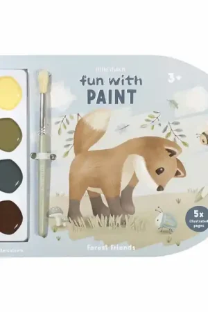 Aanbieding Little Dutch Verfboek Forest Friends