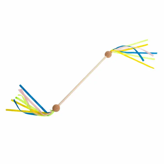 BS Toys Houten Draaistok met Lint Betaalbaar