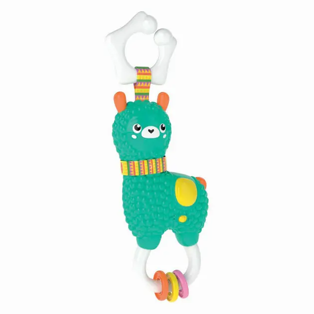 Snelle Levering Clementoni Baby Vrolijke Alpaca Rammelaar met Licht en Geluid
