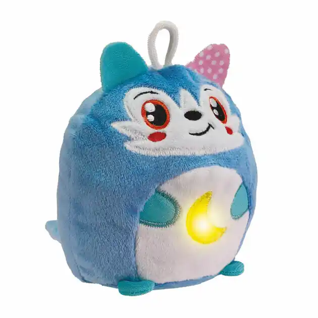 Clementoni Baby Twinkle Winkle Kleine Wolf Blauw Knuffel Nachtlamp Op = Op